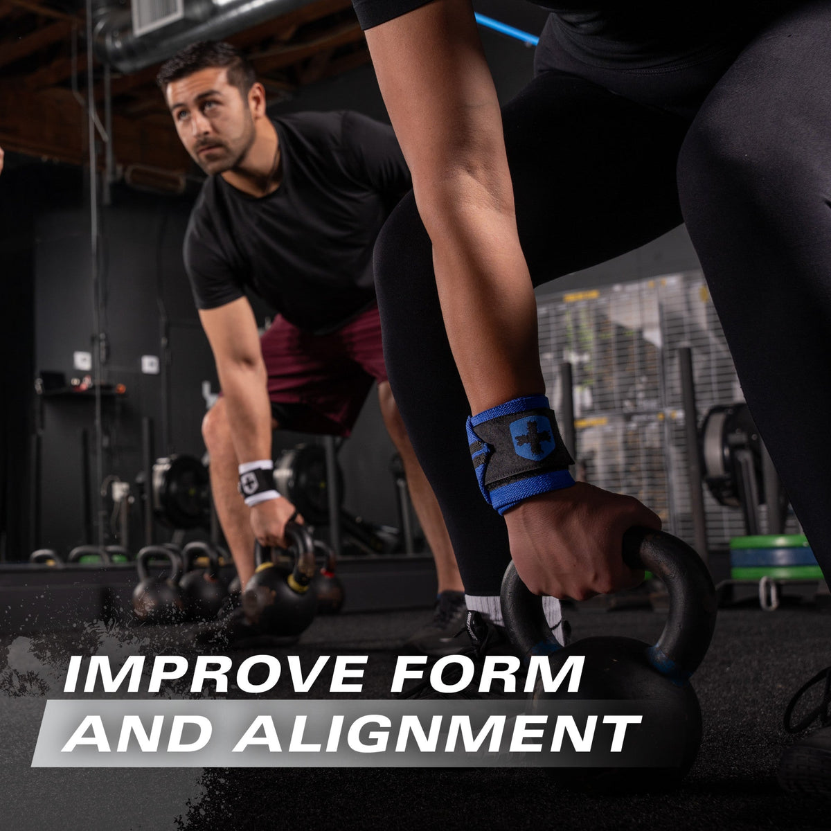 Harbinger Red Line Wrist Wraps klittenbandsluiting