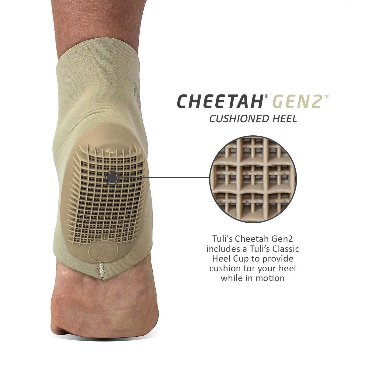 Tuli’s Cheetah Gen2 Hielcup Compressie Sleeve