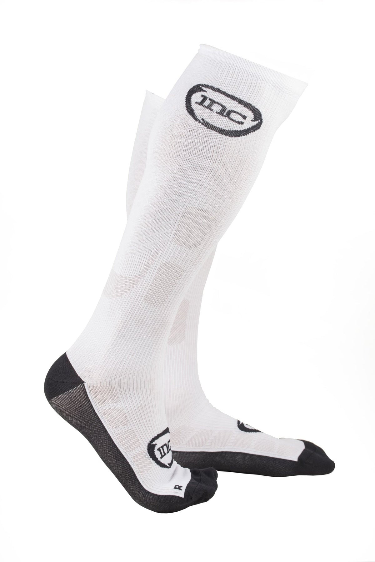 INC Competition Compressiekousen - Wit / Zwart