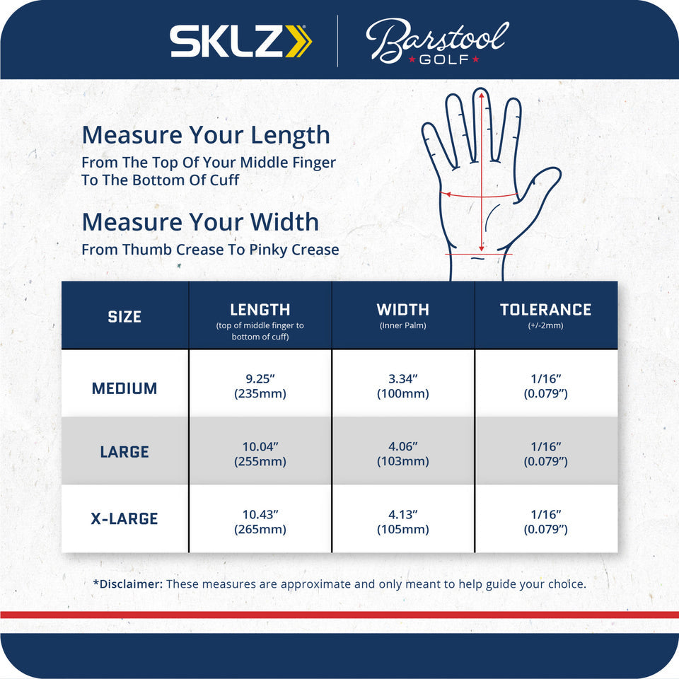SKLZ SMART GLOVE MEN'S LEFT