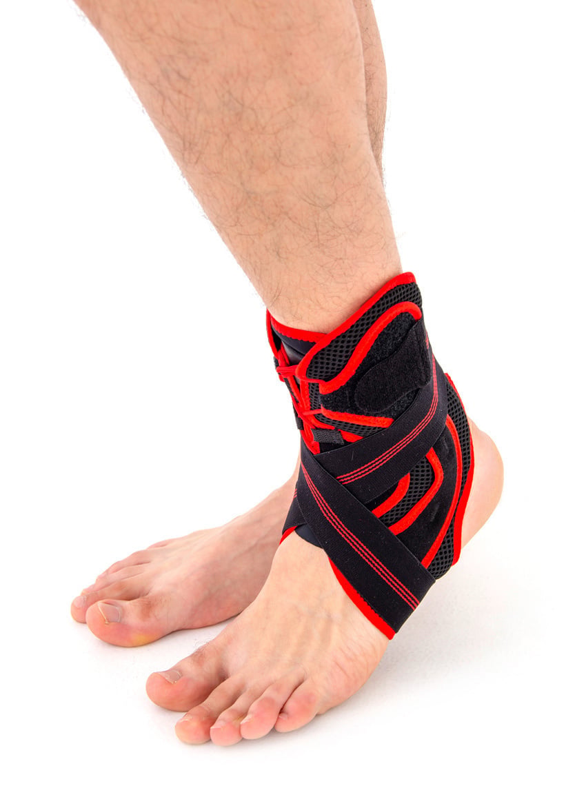 Reh4Sport Lichtgewicht Enkelbrace met baleinen en straps