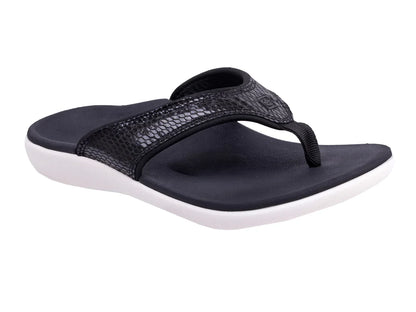 Spenco Slippers Yumi 2 dames - Gecko zwart