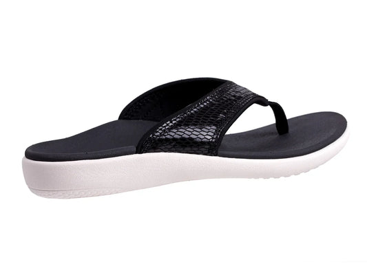 Spenco Slippers Yumi 2 dames - Gecko zwart