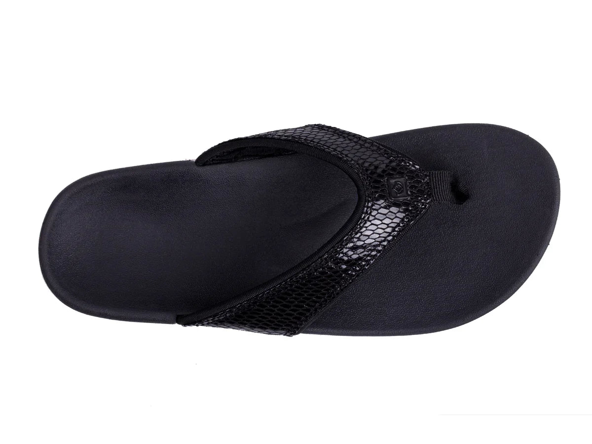 Spenco Slippers Yumi 2 dames - Gecko zwart