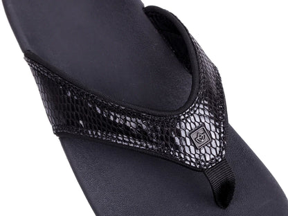 Spenco Slippers Yumi 2 dames - Gecko zwart
