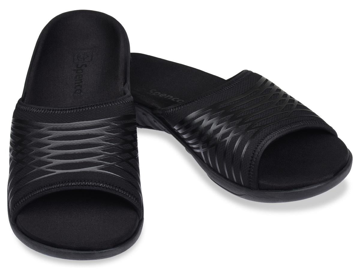 Spenco Thrust Slippers Heren - Black