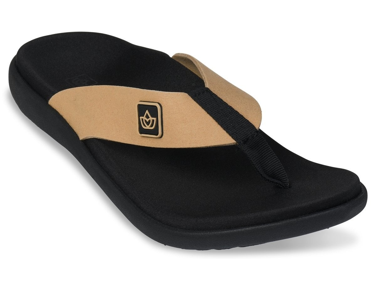 Spenco Slippers Yumi Pure dames - Black/Tan